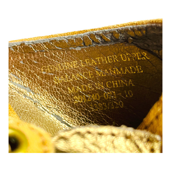 COLIN Stuart Tan Suede Open Toe Mules Flower Accent Women’s Size 10 - Picture 6 of 9